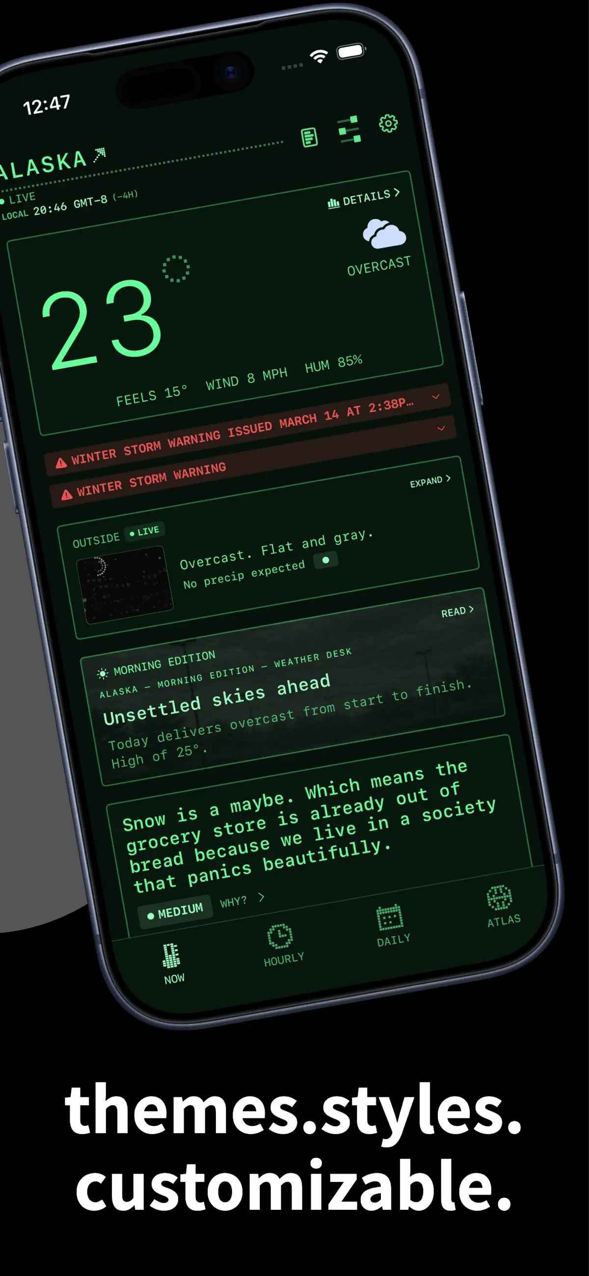 RAD Weather App Store screen 4
