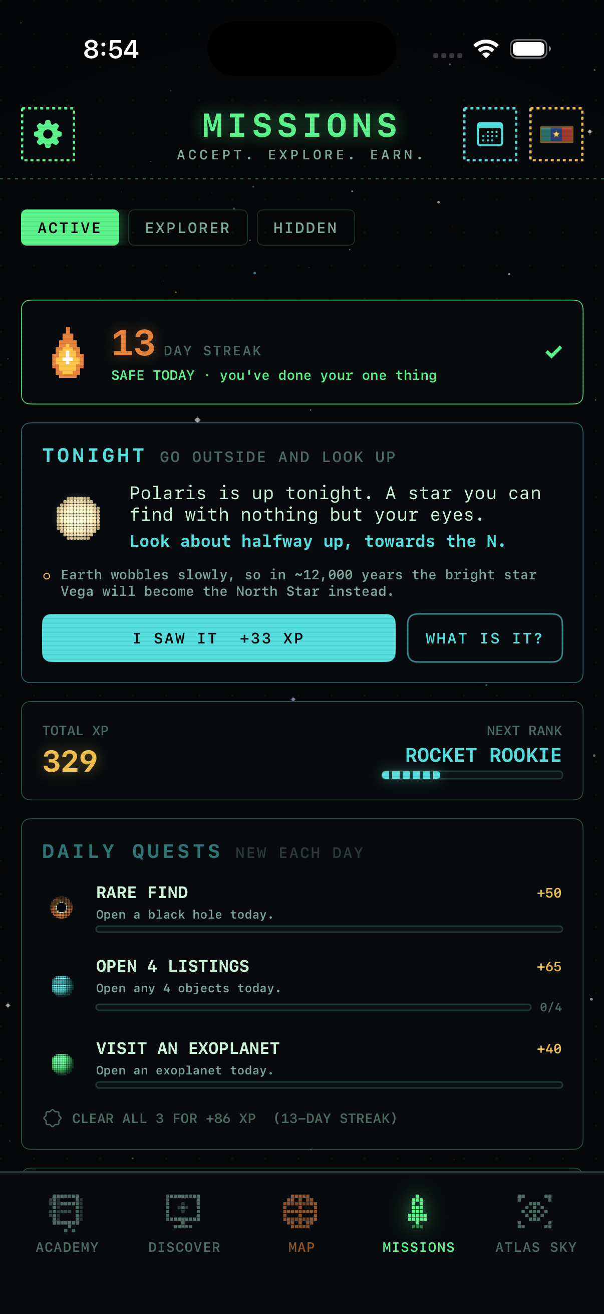 RAD Space missions